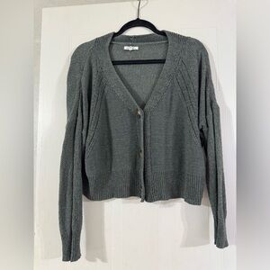 Maurices Charcoal Cardigan Sweater